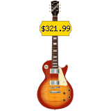 This electric guitar is perfect for novice musicians.
